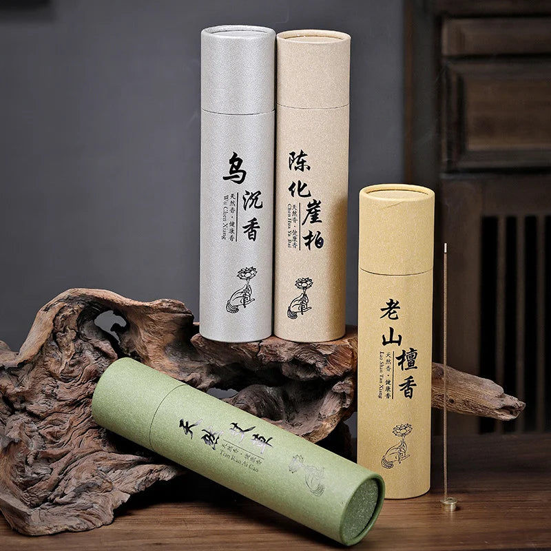 400Pcs Natural Sandalwood Sticks Home Incense Sticks Blessing Ceremony